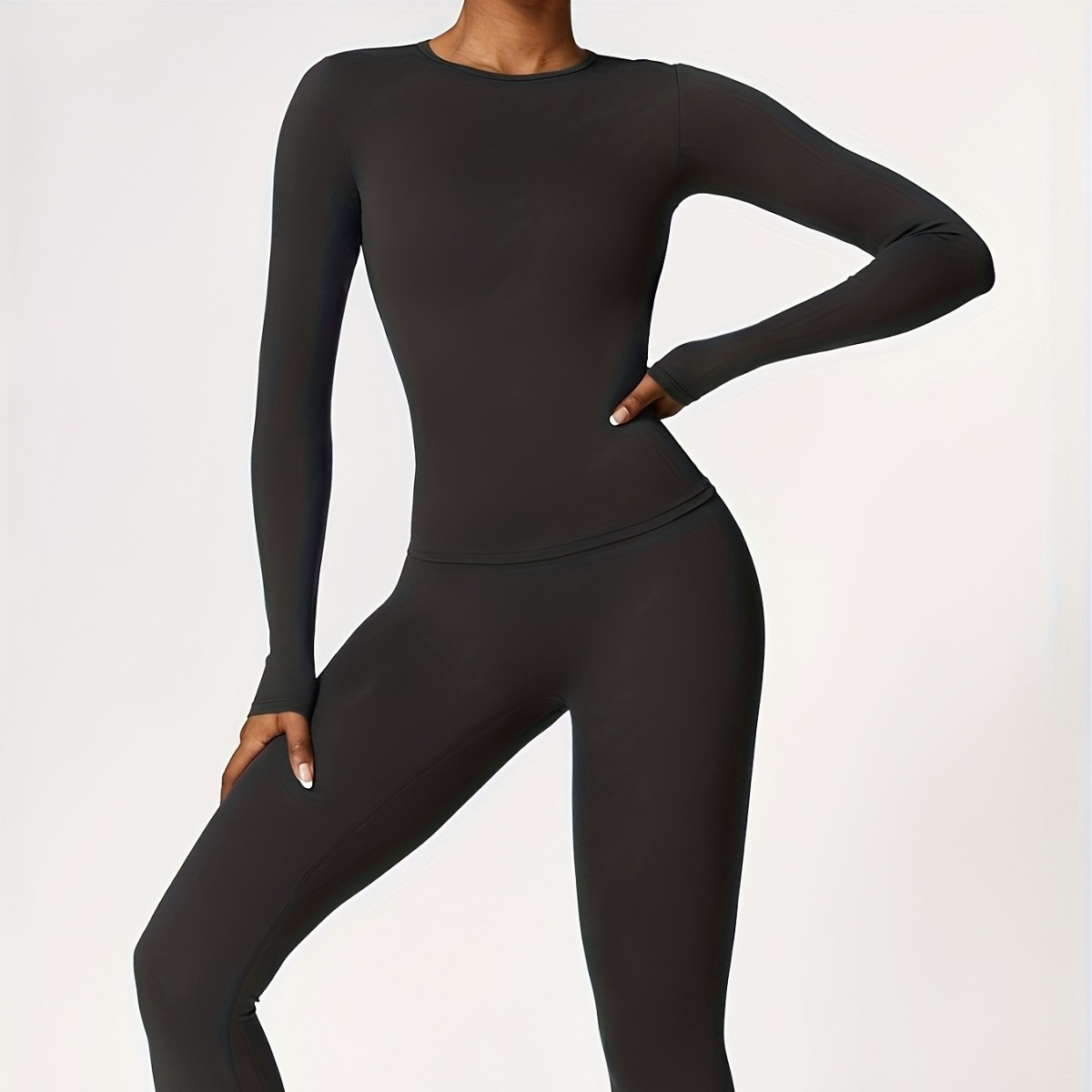 Pilates & Yoga En Talavera Raquel Díaz - Tight-fitting yoga suit slim long-sleeved outdoor