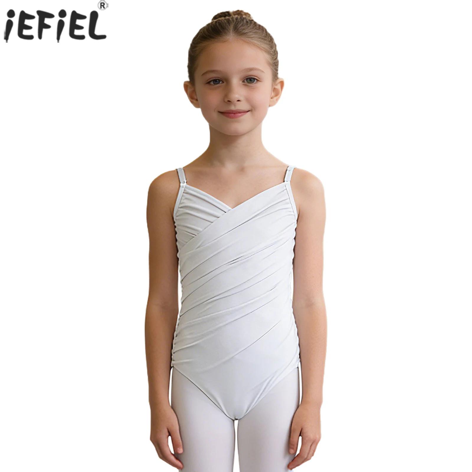 Pilates Yoga Ballet - Kids Girls Ballet Dance Camisole Leotard