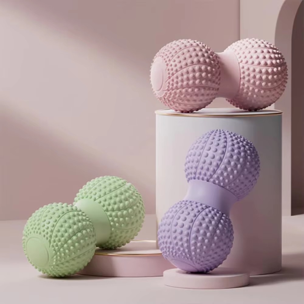 Pilates Yoga Ball - Yoga Fascia Ball Peanut Massage Ball