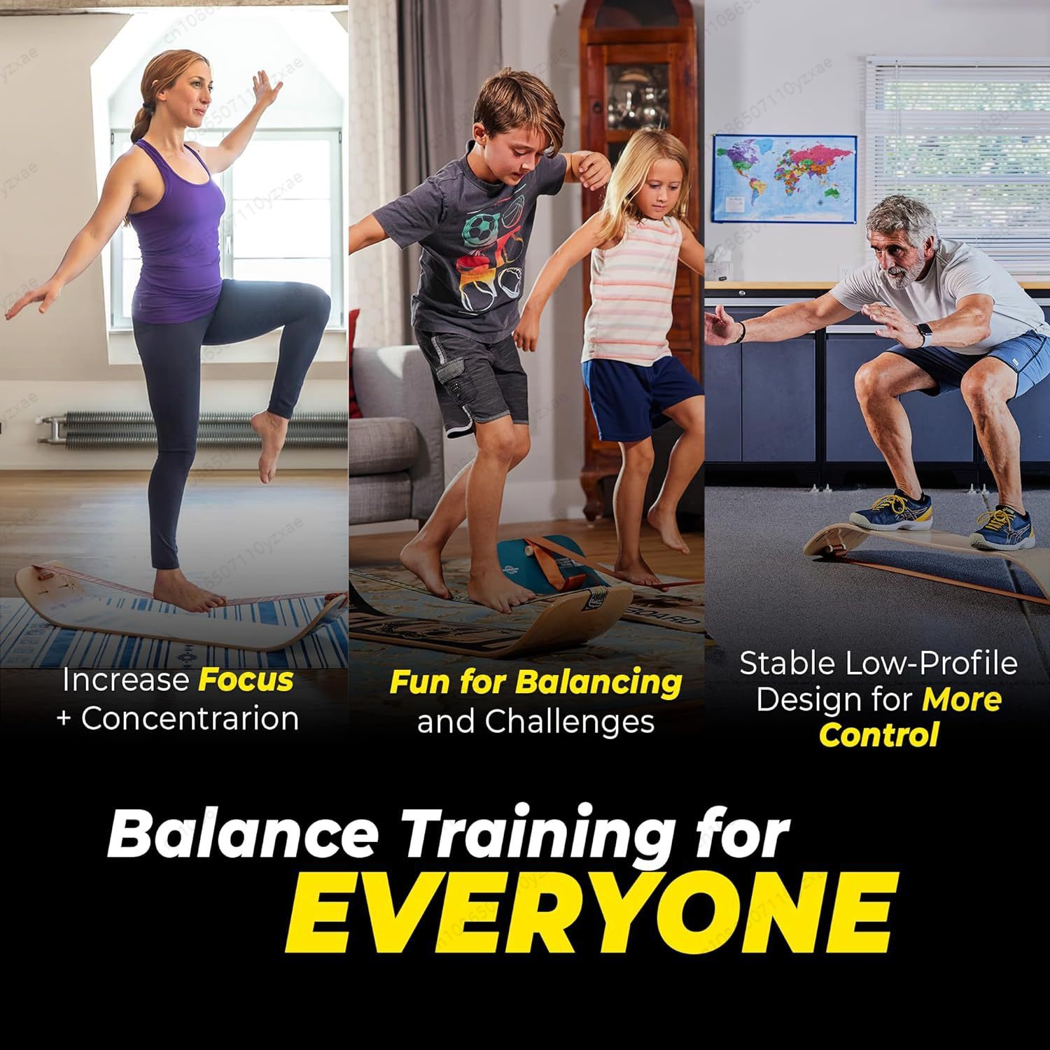 Slackline Balance Trainer Boar - огляд і ціна Balance Board Wobble
