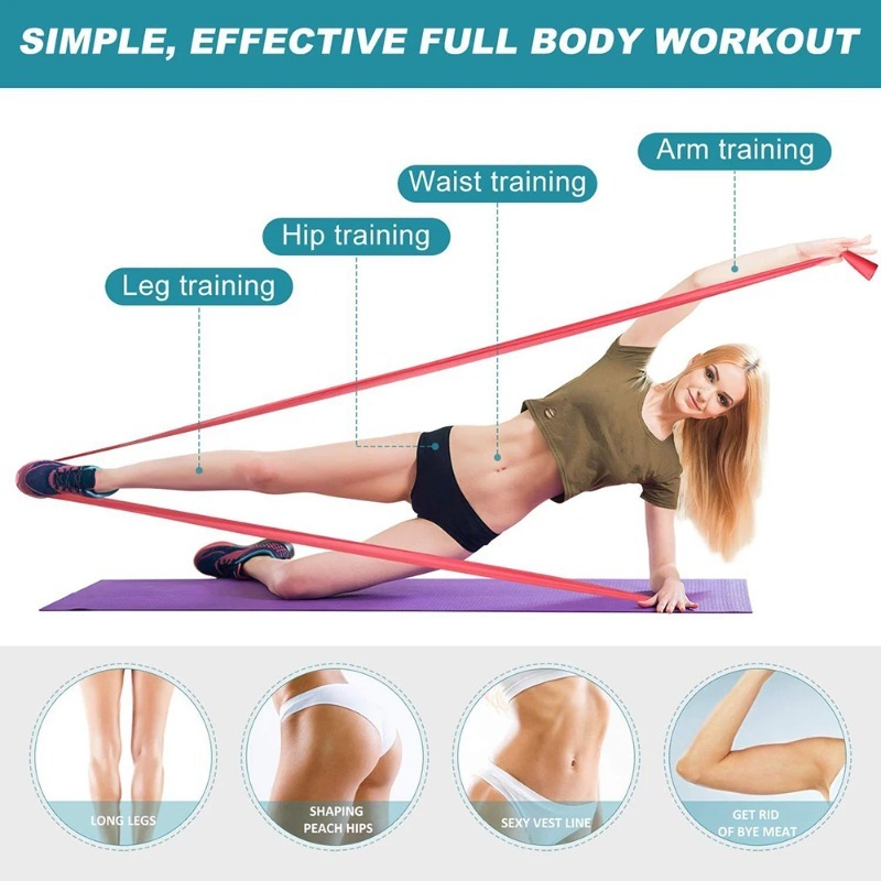 Natural Latex Resistance Bands - огляд і ціна Pilates Yoga Reformer