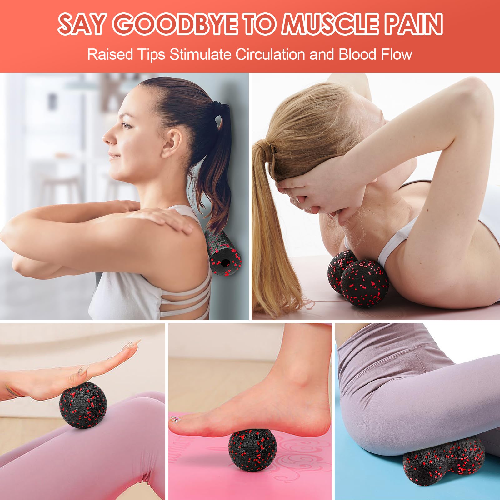 Hollow Yoga Roller Massage Pea - огляд і ціна Pilates Yoga Ball