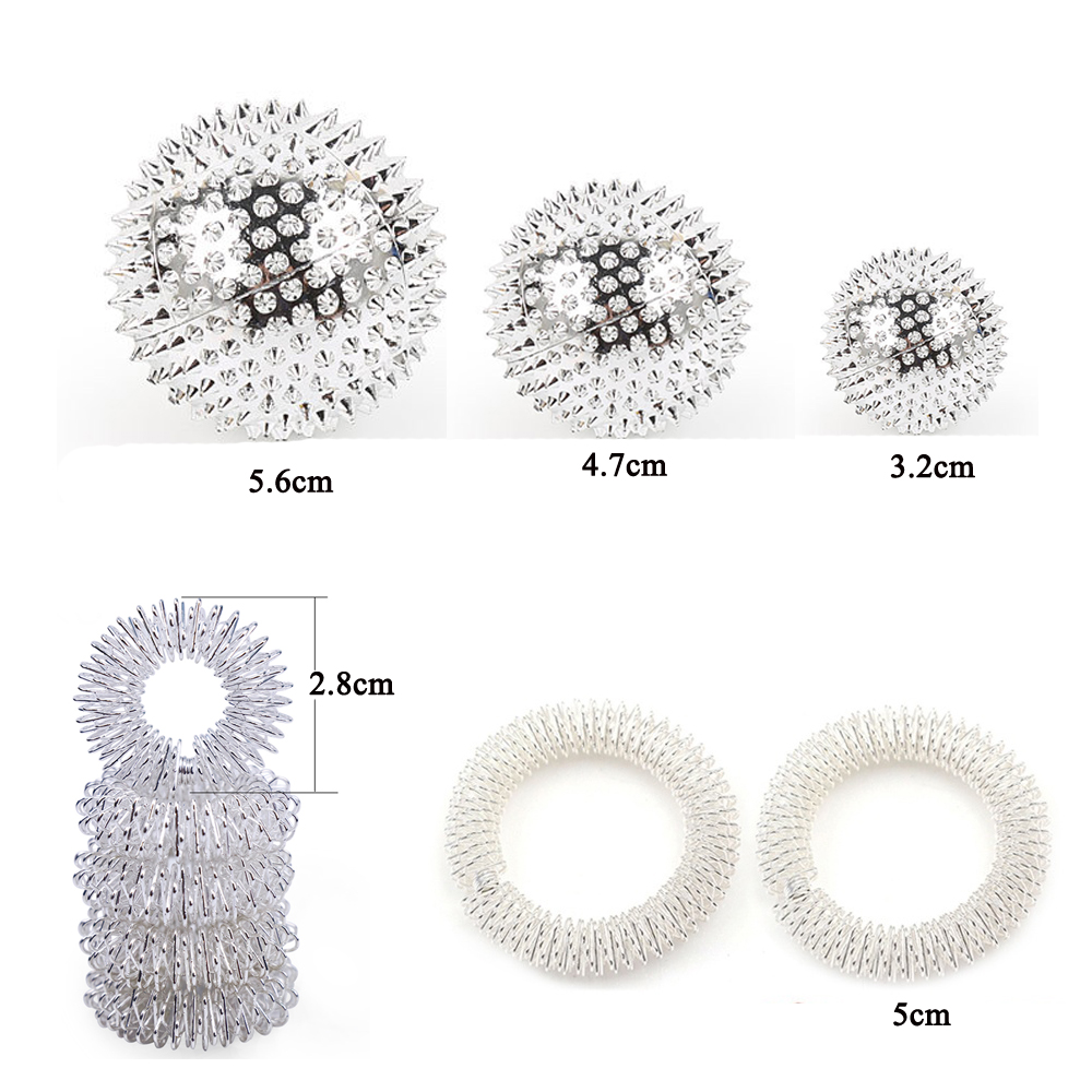 9Pcs/Lot Men Women Pressure Re - огляд і ціна Pilates Yoga Ball