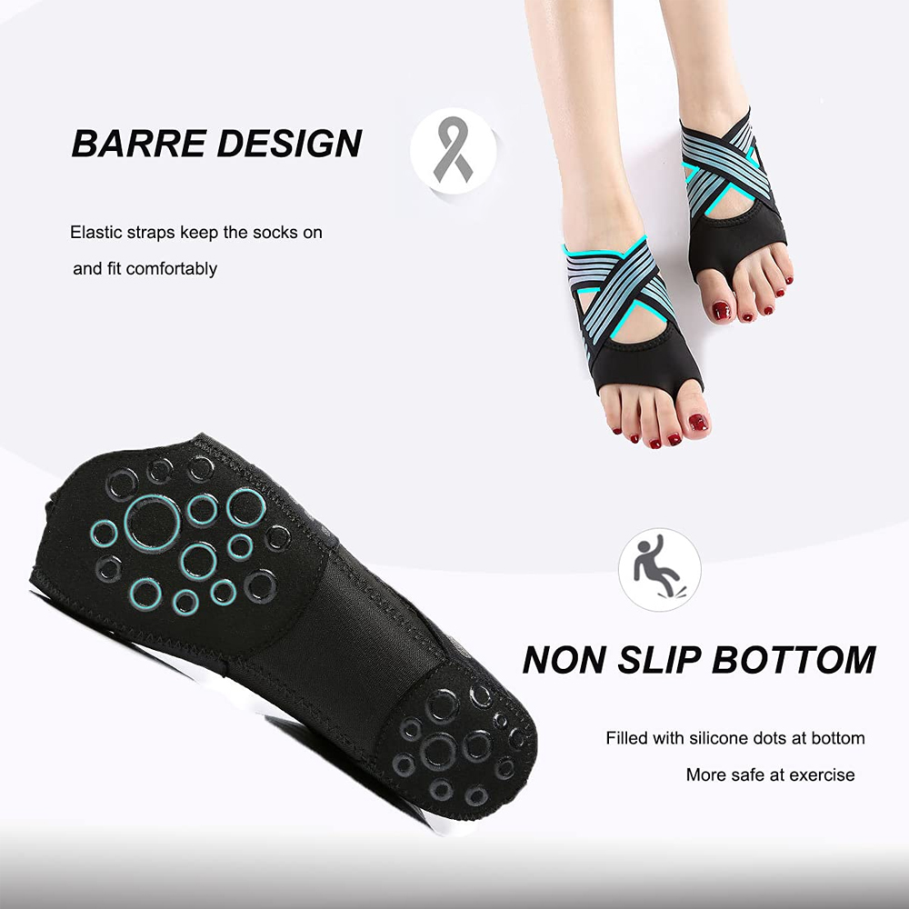 1Pair Women Non-Slip Toeless G - огляд і ціна Pilates Yoga Reformer