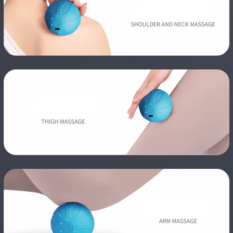 New Vibrating Massage Ball Han - огляд і ціна Pilates Yoga Ball