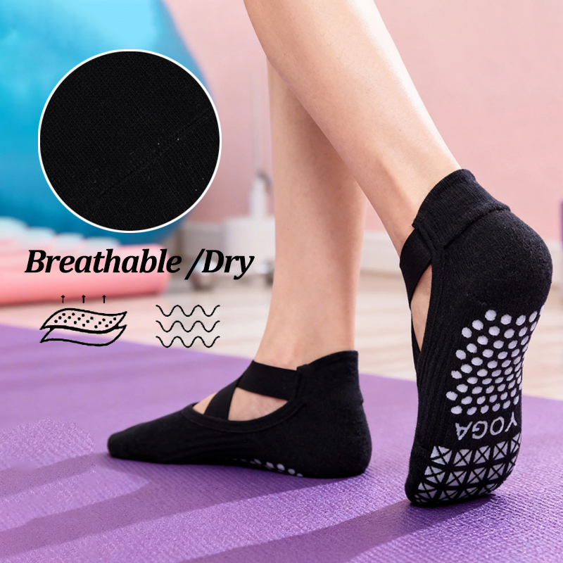 Women Non-Slip Yoga Socks Sili - огляд і ціна Pilates Yoga Ballet