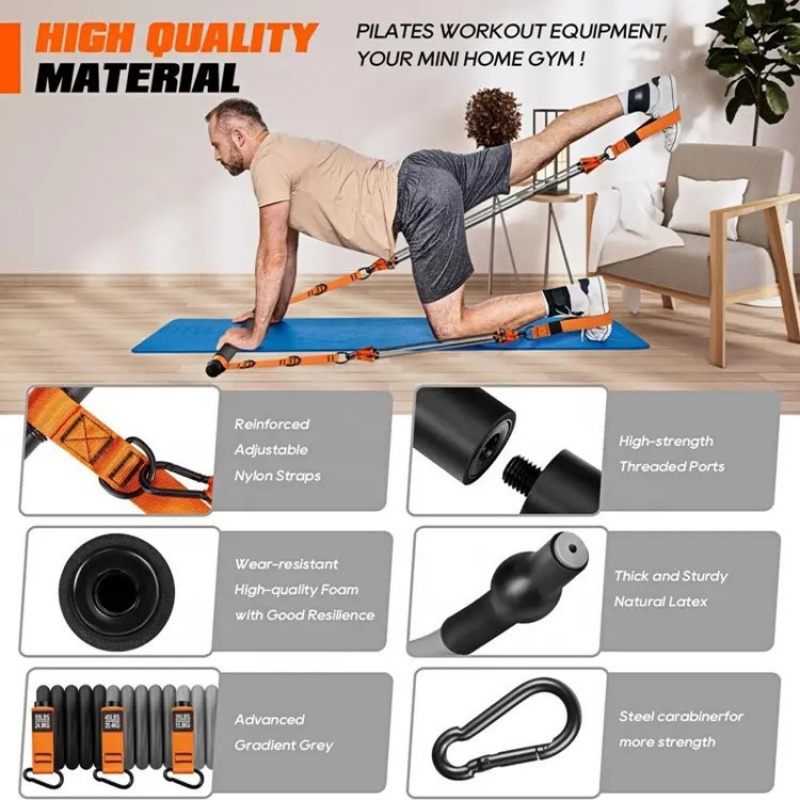 Pilates Bar Kit W/ Resistance  - огляд і ціна Pilates Yoga Barı