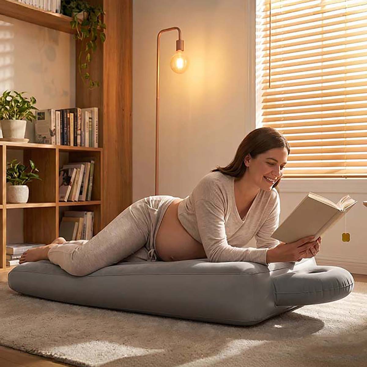 Inflatable Pregnancy Pillow Yo - огляд і ціна Pilates Yoga Studio